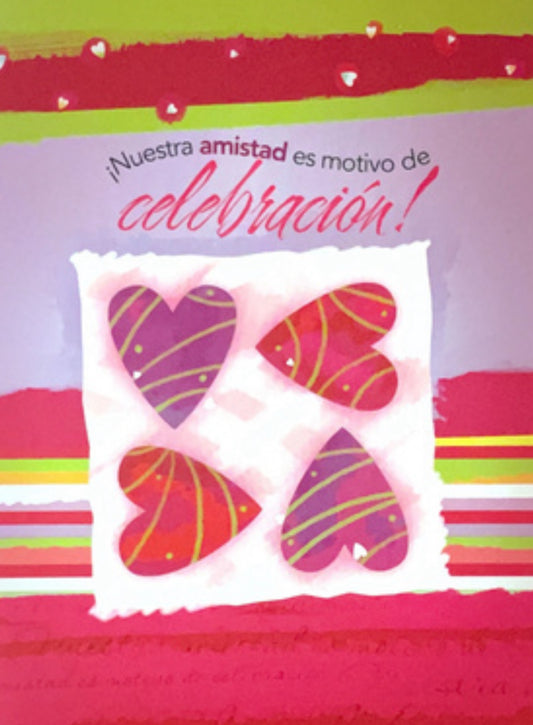 Nuestra amistad es motivo de celebracion- 6 tarjetas