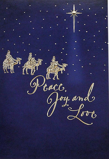 Peace, Joy and Love - 6 tarjetas