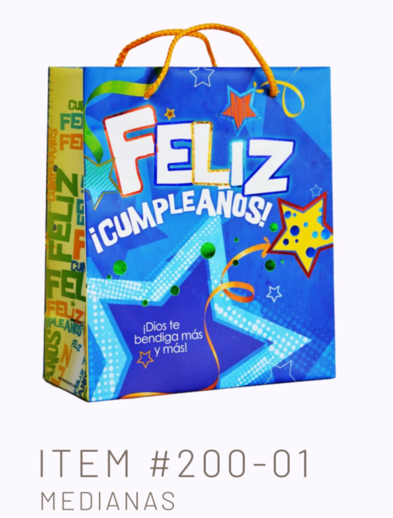 Feliz ¡Cumpleaños! ¡Dios Te Bendiga Más Y Más!  - 6 bolsas ESPECIAL