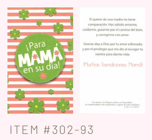 ¡Para mamá en su día!  - 6 tarjetas