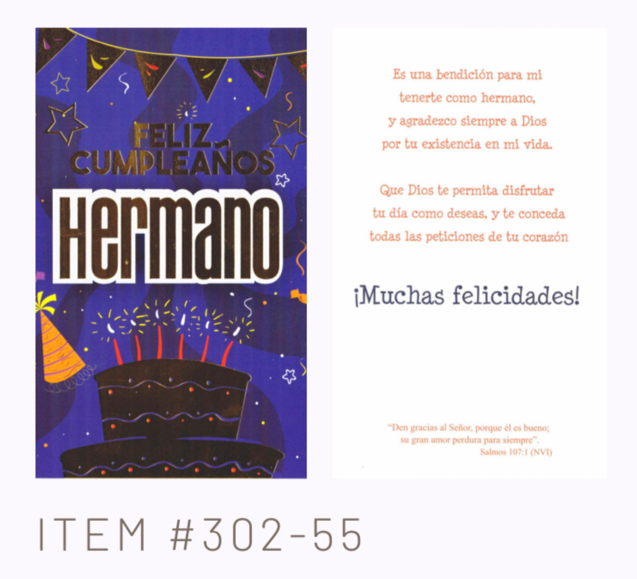 Feliz cumpleaños Hermano  - 6 tarjetas